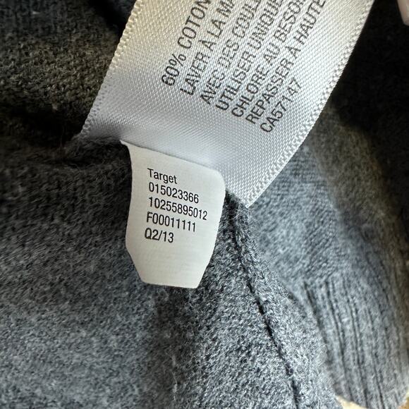 Merona Grey Open Front Knitted Long Modal Cardigan Size XXLarge - Picture 4 of 7